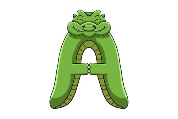Animal Alphabet Letter A Illustration: Graphics & Illustrations for Brand Storytelling