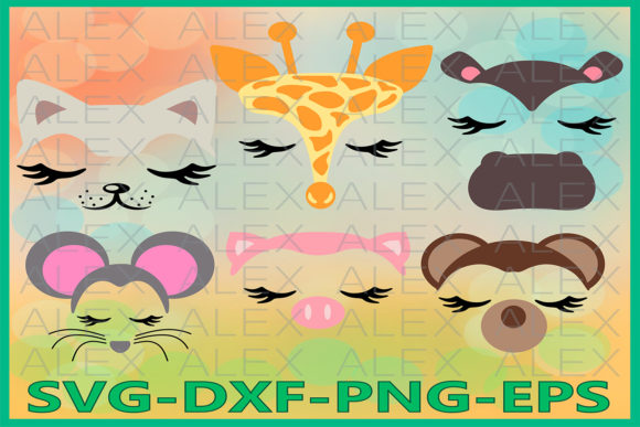 Animal Face Graphics & Illustrations
