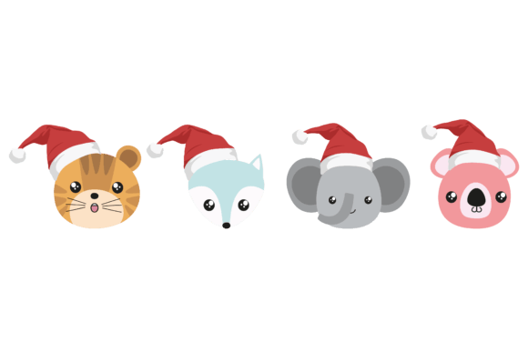 Christmas Animal: Festive Illustrations & Graphics for Local Brands