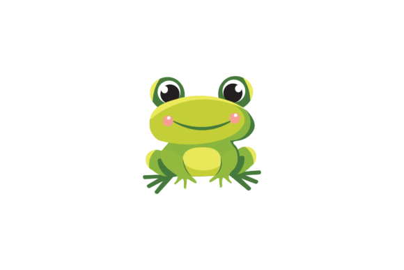 Cute Animal Frog Illustration Vector: Graphics & Illustrations for Sellers