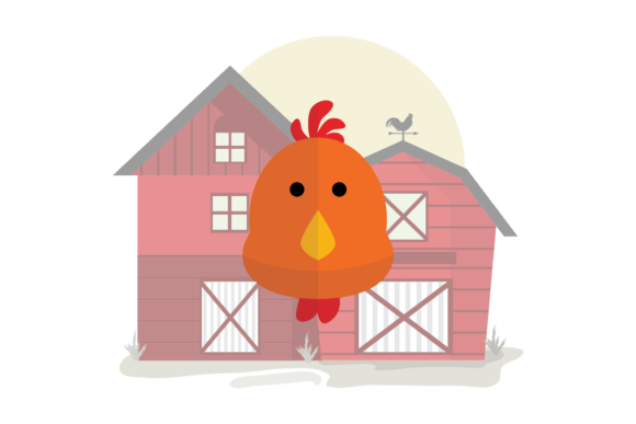 Cute Animal Head Chicken