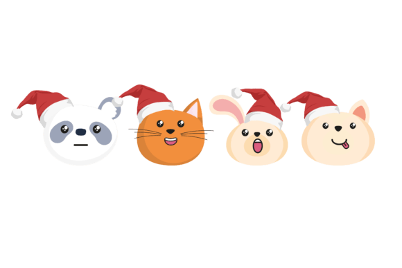 Design Animal Christmas: Festive Illustrations & Graphics