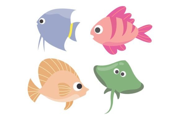 Fish Animal Graphics & Illustrations for Real Publishing