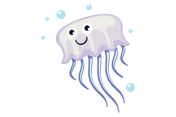 Jellyfish Smiling Graphics: Playful Illustrations for Local Branding