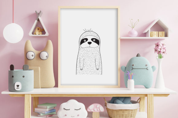 Wall Art: Cute Slots Animal Clip Art Graphics